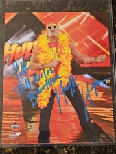 *AUTOGRAFO FIRMATO WWE HULK