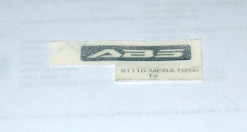 Adesivo abs honda cbf - abs,