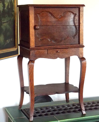 Antico tavolino comodino - antico,