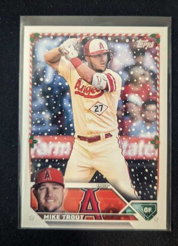 2023 topps holiday mike trout - topps,