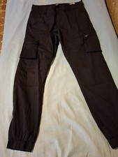 Pantaloni Uomo Cargo Only&Sons Multitasche Slim Fit  Nero