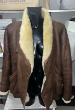 DIBI Montone Shearling  Usato Uomo man Tg 48 Marrone  LLD550