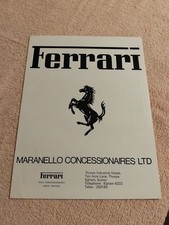 Ferrari 512 BB 400 GT 308 GTB GTS GT4 2+2 1979 depliant ottime condizioni spedizione gratuita tutti i modelli