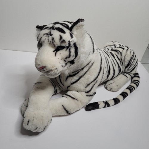 Peluche gigante tigre bianca