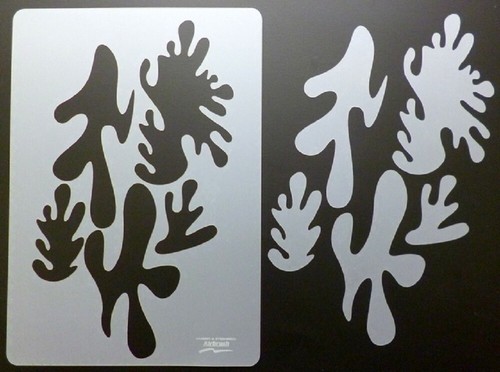 Stencil aerografo real - a4, "real