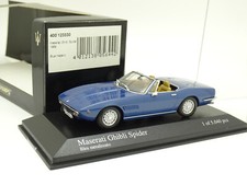 MINICHAMPS 1/43 - MASERATI GHIBLI SPIDER BLU 1969