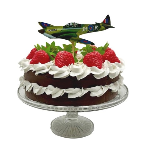 Cake topper spitfire - topper,