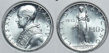 Vatican 1952 10 Lire 299141