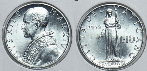Vaticano 1952 lire 299141 - 1952,