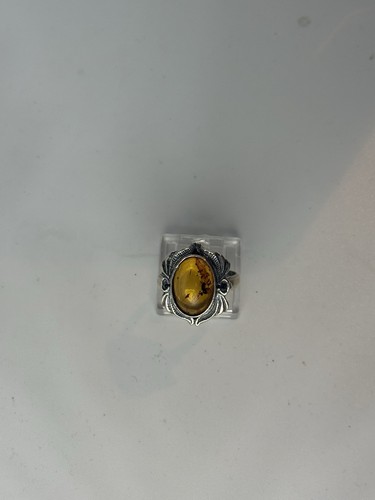 Anello argento 925 - 925, ambra
