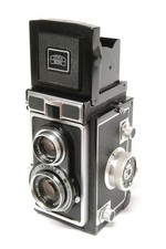 Fotocamera Zeiss Ikon Ikoflex Ic 6x6 Carl Zeiss Tessar 3,5 / 75 mm obiettivo difettoso