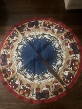 Gonna albero di Natale vintage MCM Sandvika Veveri scandinava Norvegia Babbo Natale gnomo