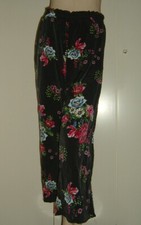 TEZENIS PANTALONI NERO STAMPA