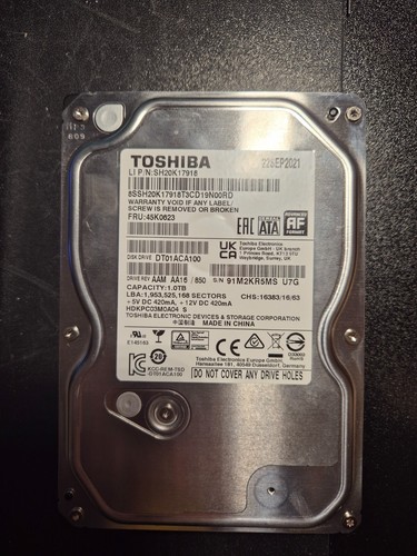 Hdd toshiba 1tb - hdd,