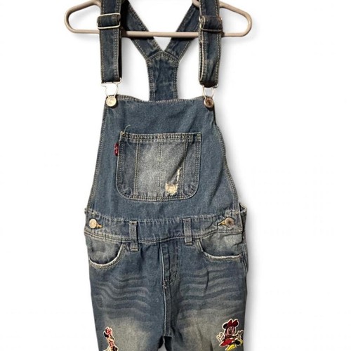 Salopette corta denim - 7, anni