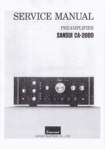 Manuale servizio per - manuale, sansui