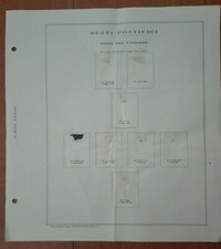 ANTICHI STATI Foglio Marini senza taschine 1950 - STATI PONTIFICI Città Vaticano