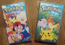 2 VIDEOCASSETTE VHS POKEMON Un