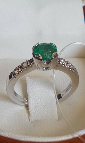 Anello oro bianco con - oro,