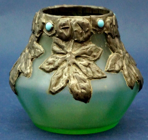Loetz vaso titania vetro opaco - loetz,