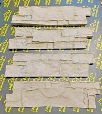 N. 4 STAMPi FORMA intonaco stampato CEMENTO FINTA PIETRA Vertical Concrete Stamp