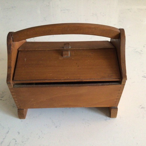 Antica scatola cucire in - antica,