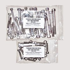 YAMAHA XVZ 1200 VENTURE 1983-1985 Kit n°3 vis BTR inox carters moteur XVZ1200