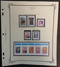 Set anno Svezia 2020 su pagine