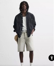 BERMUDA UOMO ZARA GAMBA DRITTA