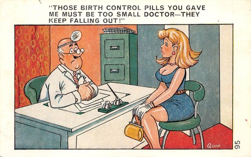 Cartolina comic risqué - cartolina,