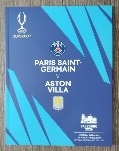 Programma supercoppa uefa - programma,