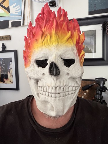 Maschera ghost rider demone - maschera,