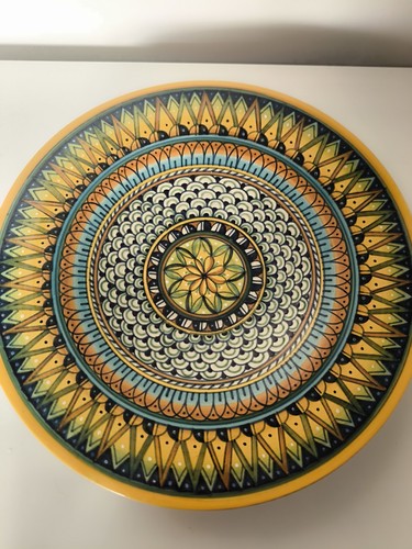 Piatto ceramica maiolica