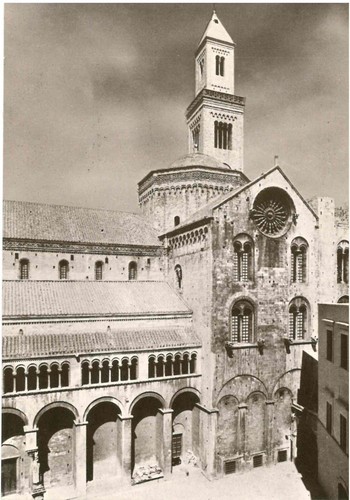 Cartolina antica bari - cartolina,