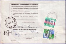 1984 - Bollettino Pacchi  con