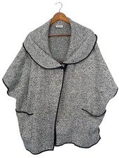 LEINS Poncho Donna Maglione