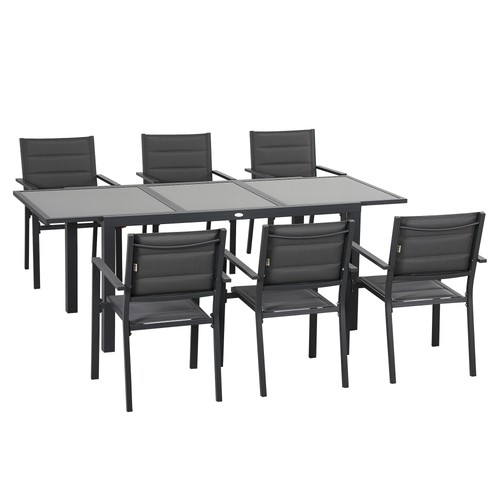 Outsunny set 7pz tavolo - outsunny,