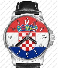 Bandiera Croazia Unico Stile Orologio da Polso