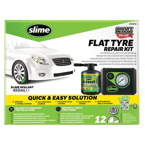 Slime 50138 flat tyre - slime, 50138-51