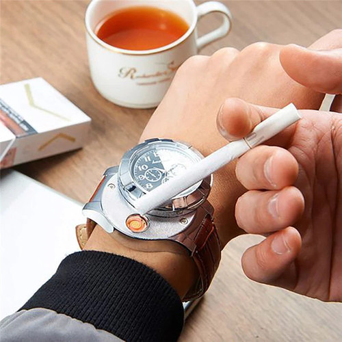 Orologio accendino usb - accendino,