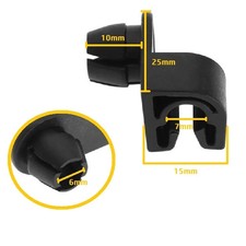 Clip supporto asta inferiore