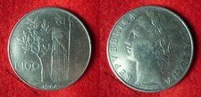 Italia 100 lire - 100, 1964