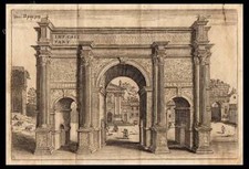 STAMPA ORIGINALE 1750 ROMA