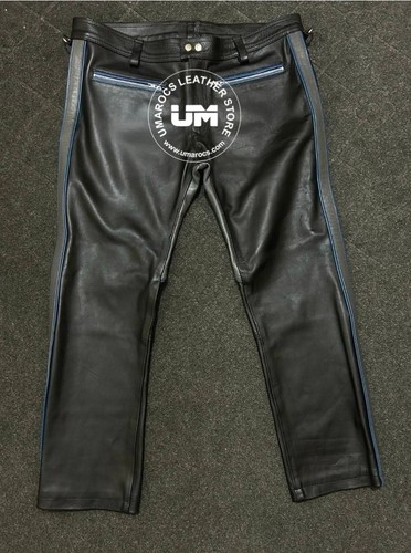 Pantalone biker uomo pelle