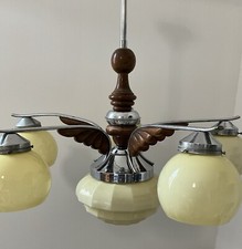 Lampadario  anni ‘40 6 luci