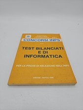 Test Bilanciati e di informatica Per prove  selezione INPS EDIZIONE SIMONE 1988