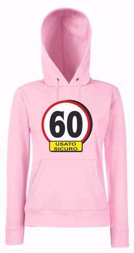 Felpa rosa donna con - da,