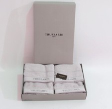 N4884 Completo spugna 5 pezzi "RIBBON var.grigio perla" di Trussardi