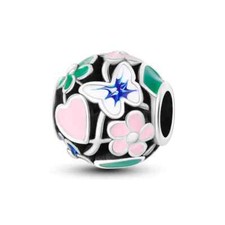 Charm Sfera con Farfalla e