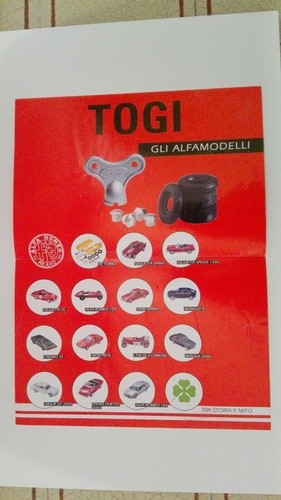 Togi gli alfamodelli catalogo - alfamodelli,